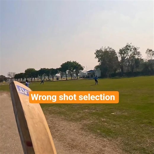 Wrong shot selection 😡#cricket #fyp #shorts #gopro #viralshorts