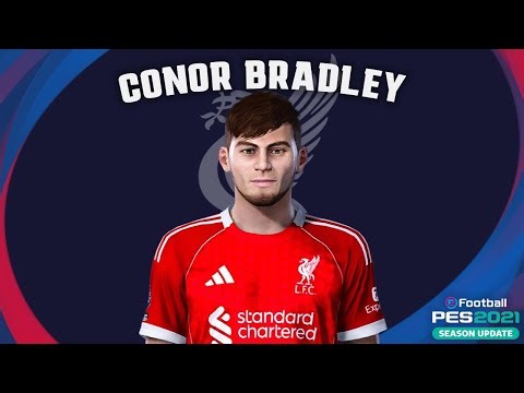 Conor Bradley🇬🇧 (Liverpool FC) How to create in Pes 2021