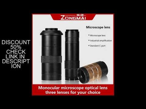 High Definition Telecentric Large Field Of View Long Working Distance Optical Lens Continuous Magni