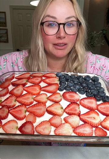 Patriotic Poke Cake Recipe — Red, White & Blue Dessert