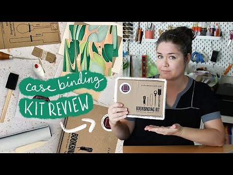 Testing an Etsy Case Bookbinding Kit (first time using tapes!)