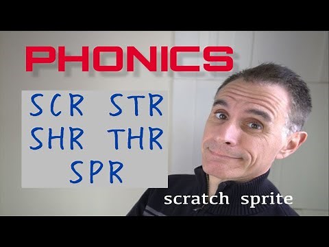 How To Pronounce Blends SCR-SPR-SHR-STR-THR