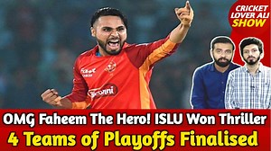 25K views · 3.1K reactions | OMG Faheem The Hero! ISLU Won Thriller | 4 Teams of Playoffs Finalised | MS v IU | Cricket lover Ali | Facebook