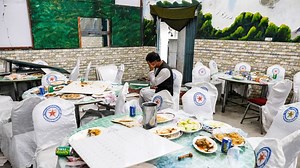 Footage shows the aftermath of an explosion at wedding hall in Kabul, Afghanistan.