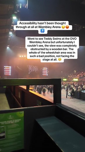 Accessibility Issues at OVO Wembley Arena for Wheelchair Users