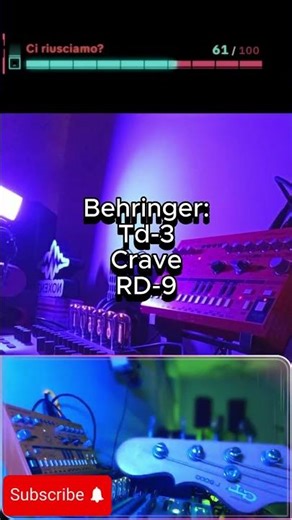 100% Analog Jam | Behringer TD-3, Crave, RD-9 + G&L Bass