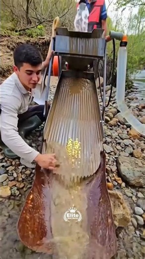 Gold Rush This old creek bed has huge gold reserves