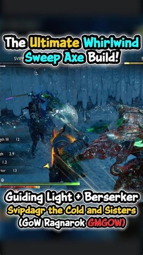 WHIRLWIND Axe vs Svipdagr & Sisters! 🤯 GoW Ragnarok