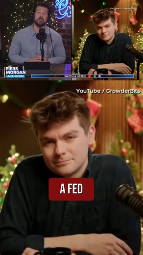 Steven Crowder on Instagram: "Steven and Piers Morgan discuss Steven’s interview with Nick Fuentes… “Did you watch the whole interview, Piers?""