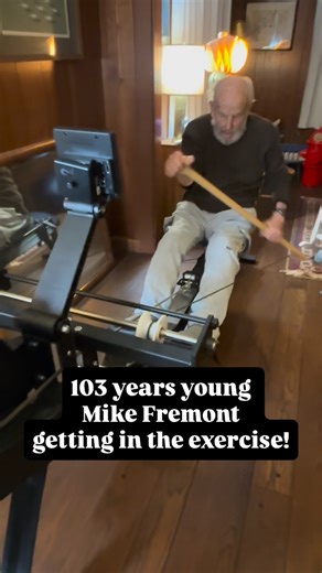 Harvey Lewis on Instagram: "103 years young Mike Fremont sharing passion for life! Appreciate our friendship; from laughs, to sharing sage wisdom, Mike models a resilience with his positive mindset. #centenarian #mindset #jedi #canoeing"