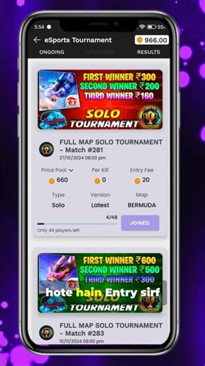 Free Fire Tournament app #shortsviral #freefire