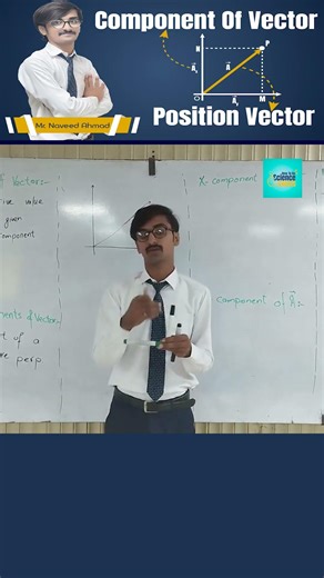 Component of Vector Explained in 45 Seconds | Physics Made Easy 📐⚡#htds #science