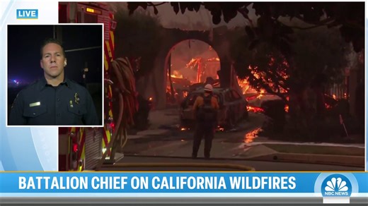 Brent Pascua, battalion chief with Cal Fire, joins TODAY to share an update on the deadly California wildfires and how firefighters are working to gain control of the flames now that the winds are beginning to calm. | Today Show