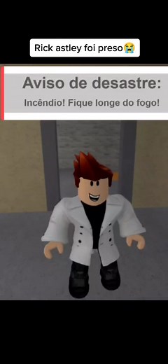 Rick astley foi preso após rick rollar 1b de pessoas jkkkk #roblox #memes #robloxmemes #rickroll