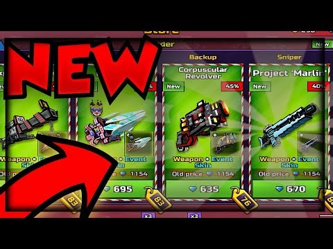 Winter Traders Van 2024 OP Weapons Pixel Gun 3D