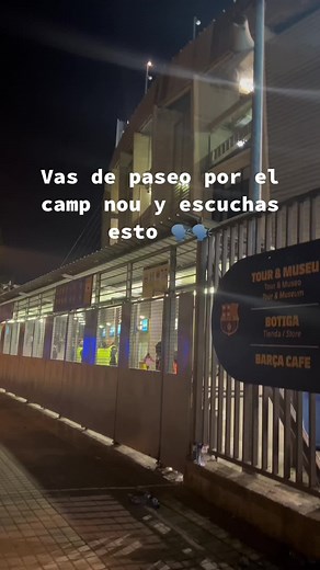Barça Fans Chanting 'Ale Ale Ale' at Camp Nou