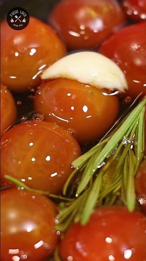 SKILLET CONFIT CHERRY TOMATOES: Couldn't Be Easier 😱 | No-Bake Recipes