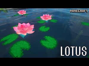 Minecraft | How To Make Lotus Flower