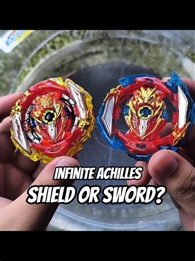 Infinite Achilles Shield Unboxing |Which one is better?| Beyblade Burst #beybladeburst #toys #shorts