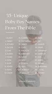 Unique Bible Names for Boys
