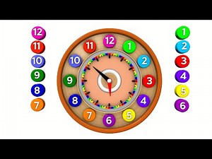 Learn to Tell Time and Numbers - What's Time is it - Education Video
