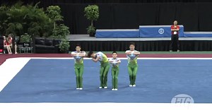 Acrobatic Team Shows Off Their Amazing Bravery And Talent