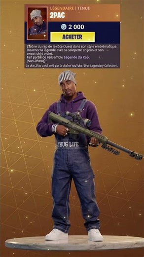 🎁Skin 2Pac Fortnite🎁