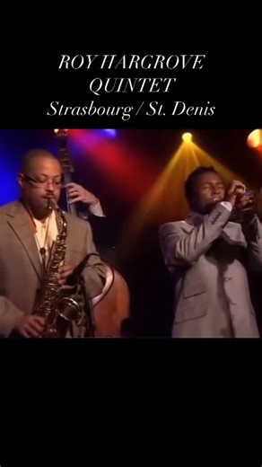 Coffee Music Vibe on Instagram: "🎺 ROY HARGROVE QUINTET – Strasbourg / St. Denis (Live at New Morning, Paris, 2007) A timeless moment from one of the great modern jazz ensembles. Recorded live at New Morning, this version of Strasbourg / St. Denis captures everything Roy Hargrove did best: groove, melody, and dialogue. Line-up: • Roy Hargrove – trumpet • Justin Robinson – alto saxophone • Gerald Clayton – piano • Danton Boller – bass • Montez Coleman – drums Hard bop roots, modern soul feel — p