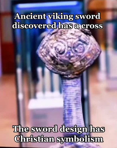 Ancient Viking Sword with Cross Symbolism Explained