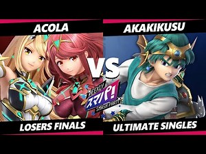 Sumapa 215 LOSERS FINALS - Acola (Pyra Mythra) Vs. Akakikusu (Hero) Smash Ultimate - SSBU