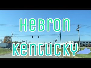 [4K] Hebron, Kentucky - Drive Thru & Tour