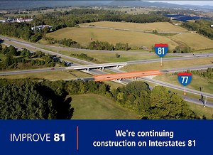 Big things are happening on I-81 in 2025! Work continues on new truck climbing lanes, the widening project in Bristol and upgrading the I-77/I-81 convergence in Wytheville. Curious? Get the scoop at Improve81.org. #I81 #VDOT | Virginia Department of Transportation
