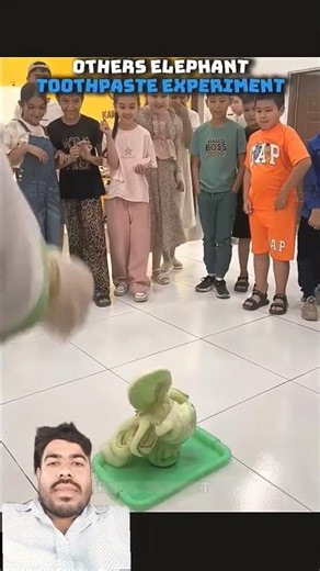OTHERS Elephant toothpaste EXPERIMENT THIS LAST ☠️ #elephant #trending #old #usa