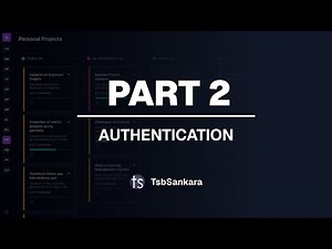 Kanban Board Part 2 - Authentication | TsbSankara