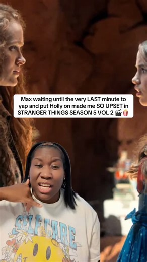 Dime 🎬🖤 on Instagram: "🫶🏾 Stranger Things family, Max was not running FAST ENOUGH FOR ME ! Idk why they waited until the VERY LAST MINUTE to give us this heart to heart , especially with Lucas literally carrying her 😕 #strangerthings #strangerthingsseason5 #maxstrangerthings #thereeldimes #netflixrecommendation"