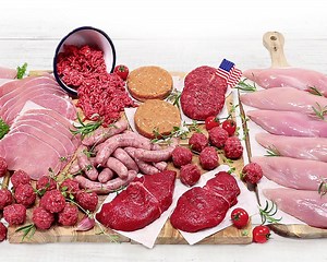 179K views · 645 reactions | We've done it again! DOUBLE your 61 piece hamper for just £5 extra... musclefood.com/seeing-double Bigger & Better than ever before:  New York Special Burgers  Cajun Beef Meatballs  Extra Lean Cumberland Sausages | DOUBLE The Meat | DOUBLE The Value | | MuscleFood | Facebook