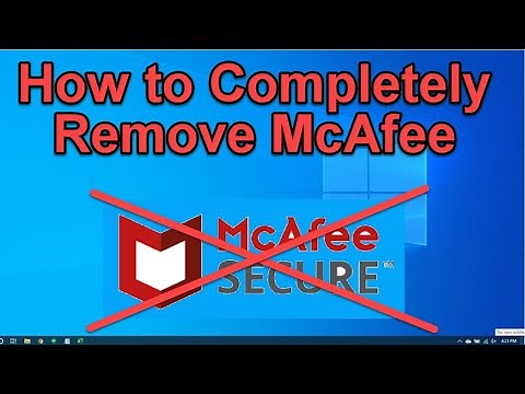How to Remove McAfee - Windows 10