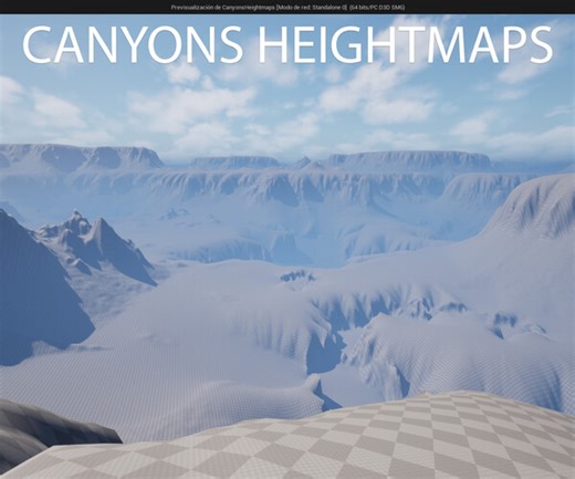 ArtStation - Canyons Heightmaps | UE5.5 | Game Assets