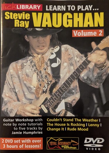 Stevie Ray Vaughan - Lick Library Learn To Play... Stevie Ray Vaughan Volume 2