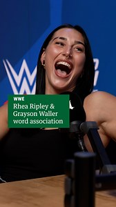 WWE superstars Rhea Ripley and Grayson Waller play the word association with The West's Sports Editor Jakeb Waddell. Full video: https://youtu.be/8S8nrnhz8WE #WWE | The West Australian Sport