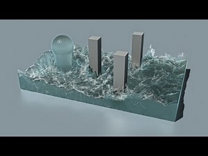 Houdini 12 FLIP Simulation Rendered