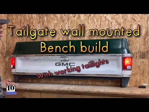 Tailgate bench seat build .