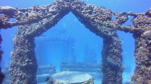 The world's first underwater burial site