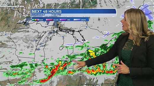 Temperatures to drop off sharply overnight, thunderstorms possible