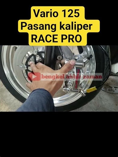Install Race Pro caliper on Vario 125 #Honda
