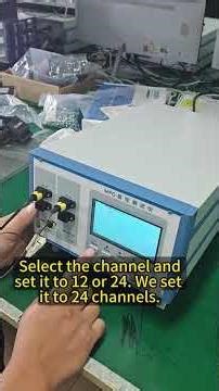 How to operate the MPO polarity tester?