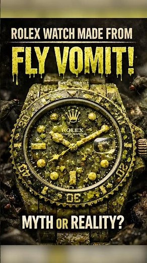 Is Rolex Watch Made of Fly Vomit? Myth vs Fact Explained #Design #Rolex