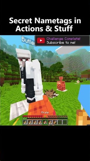 Secret Nametags in Actions & Stuff