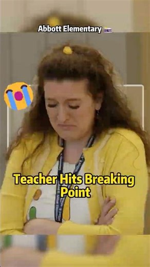 When a teacher finally hits their breaking point 😭 #abbottelementary #movie #tvshow