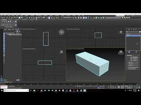 Modeling a table with 3ds Max 02: creating your first box